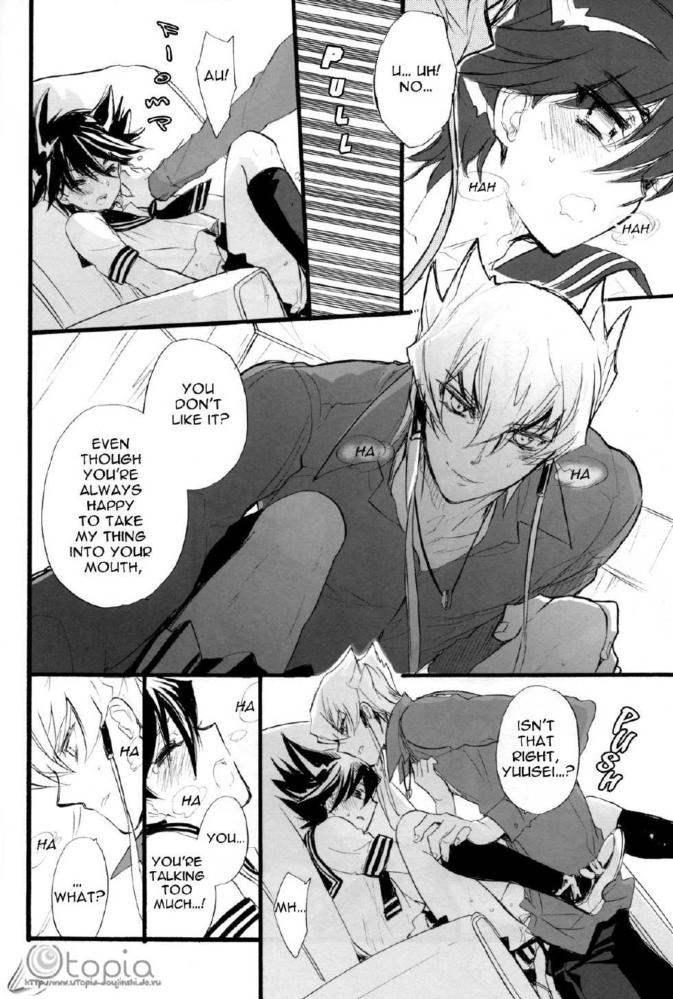 (SPARK3) [Rapan (Himuro Shizuku)] Sailor Fuku to Duel King (Yu-Gi-Oh! 5D's) [English] [utopia-doujinshi] - Page 21