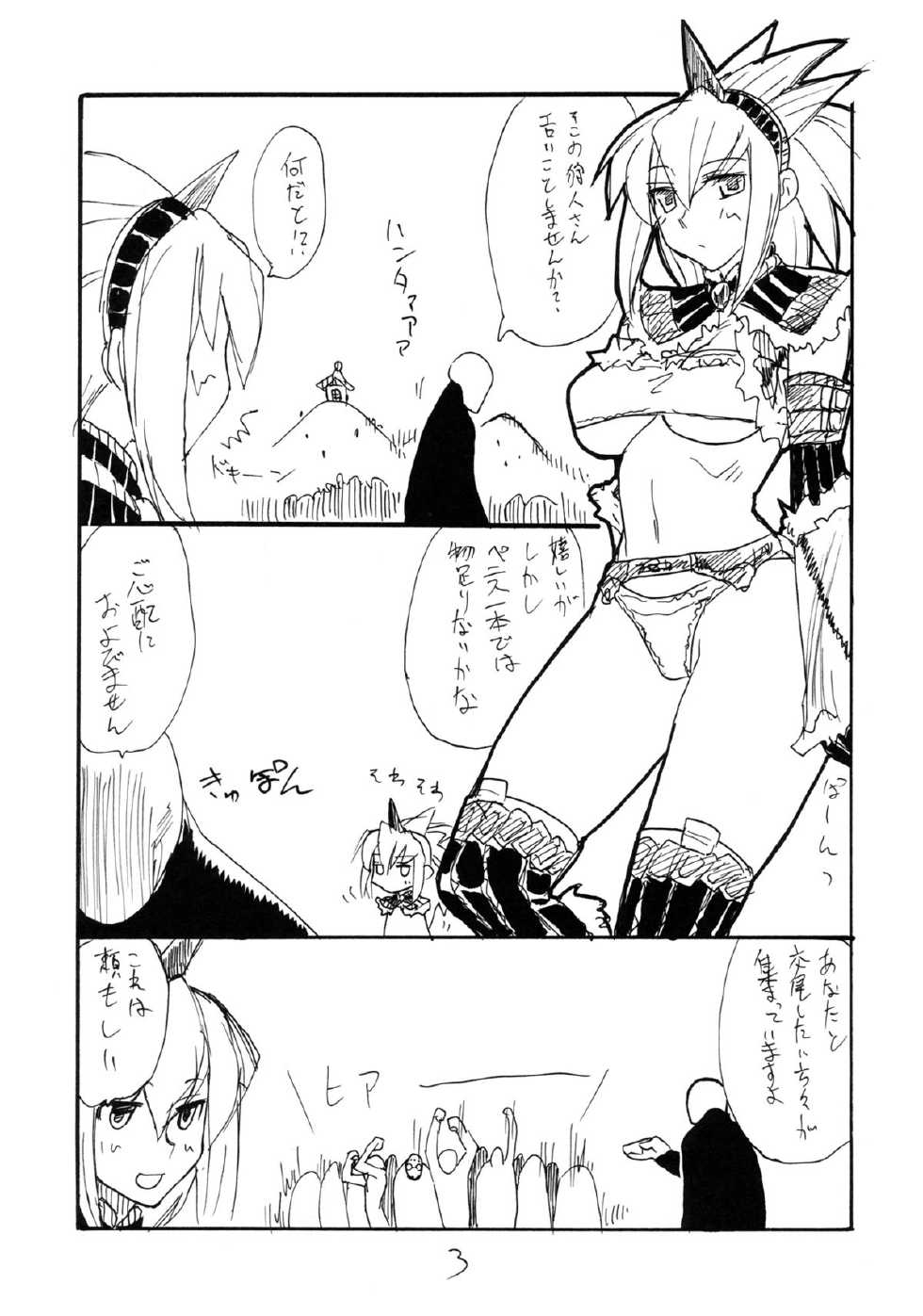 (SC41) [King Revolver (Kikuta Kouji)] DTR (Monster Hunter) - Page 2