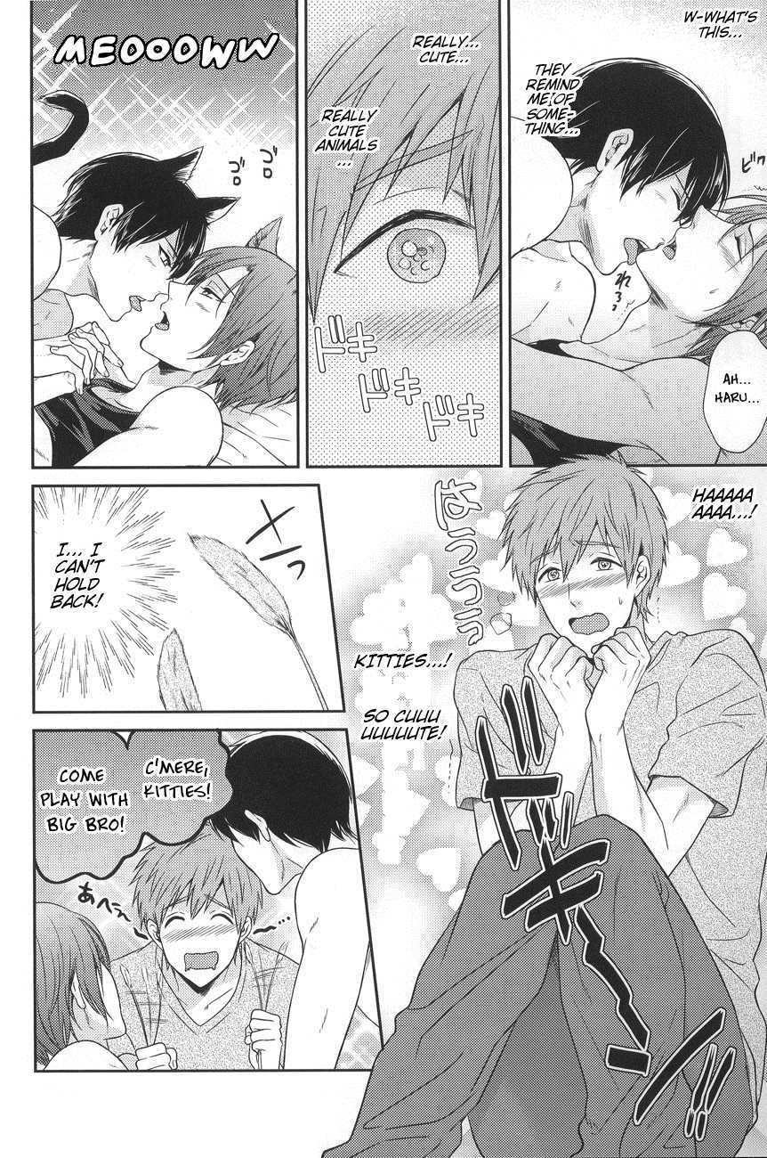 (GOOD COMIC CITY 20) [Karaage Of The Year (Karaage Muchio)] Gyaku ni Neko ni Sarechaimashita. (Free!) [English] {NenaTranslates + Unnaturalsolace} - Page 7