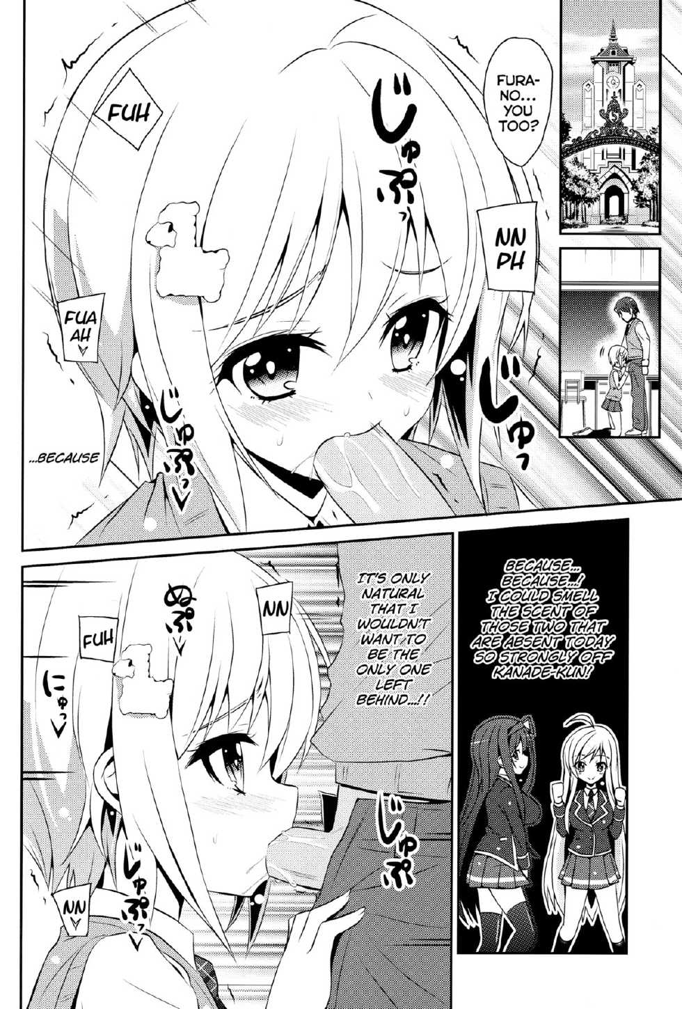 (C85) [MIX-EDGE (Arui Ryou)] Chocolat to Full Course (Ore no Nounai Sentakushi ga, Gakuen Love Comedy wo Zenryoku de Jama Shiteiru) [English] [Facedesk] - Page 24
