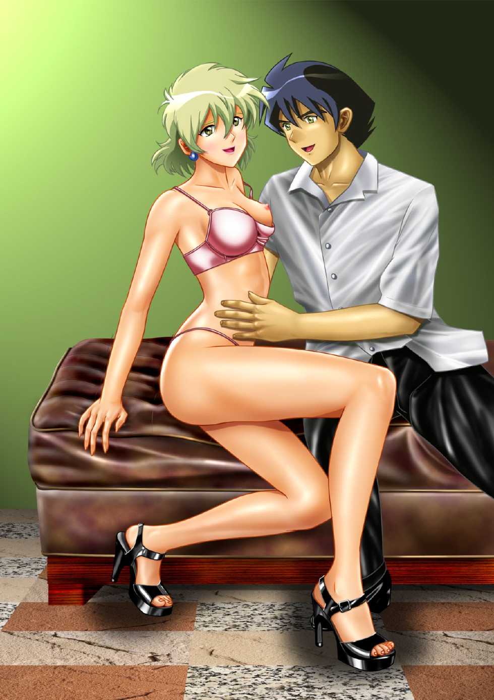 [Yamagiwa Art CG STUDIO (Yamagiwa Yuusuke)] Guandam no Megami (Gundam) - Page 17