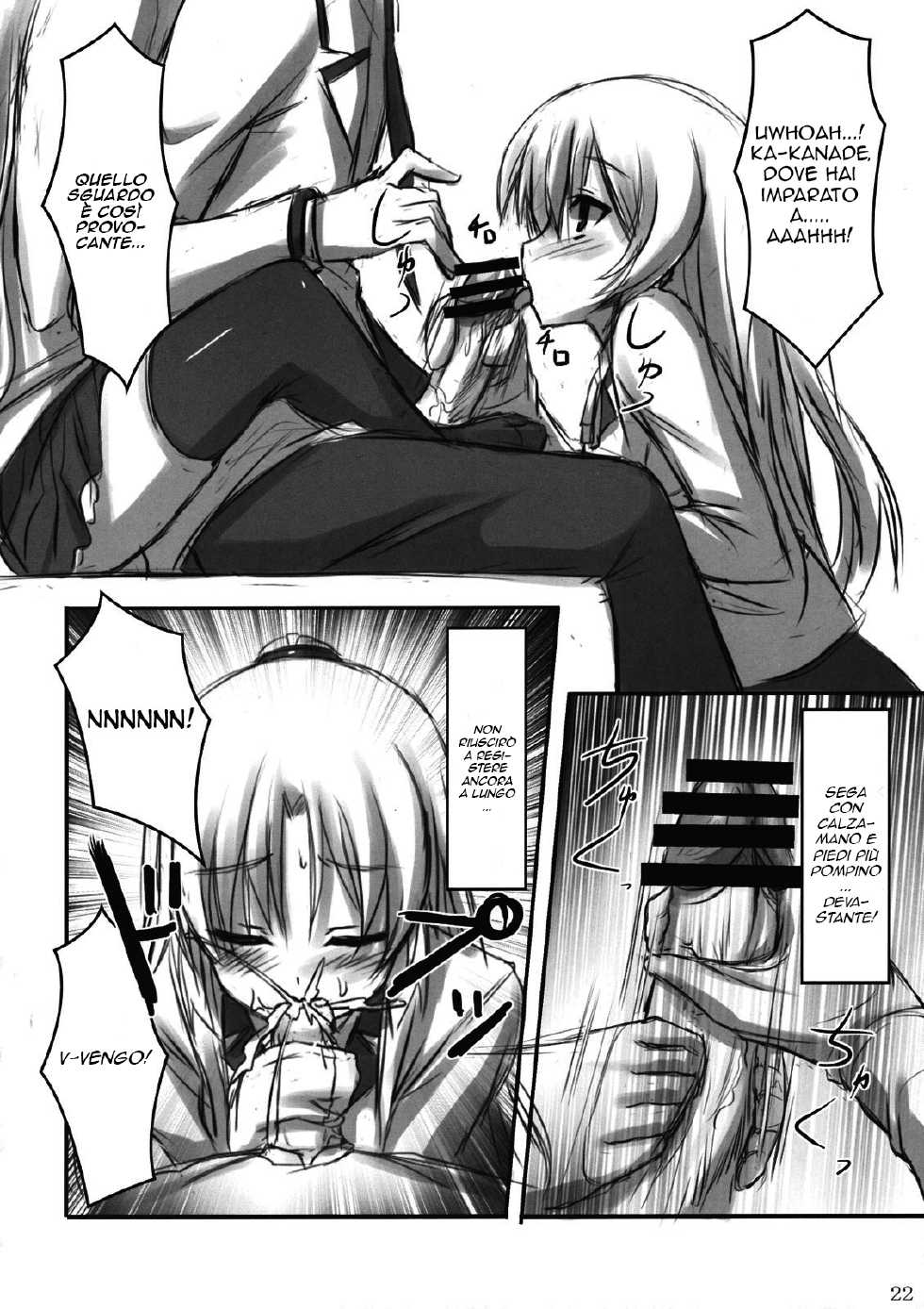 (C78) [ARCHETYPE (Akaza)] Angel Kneeso! (Angel Beats!) [Italian] [Hentai Academy] - Page 21