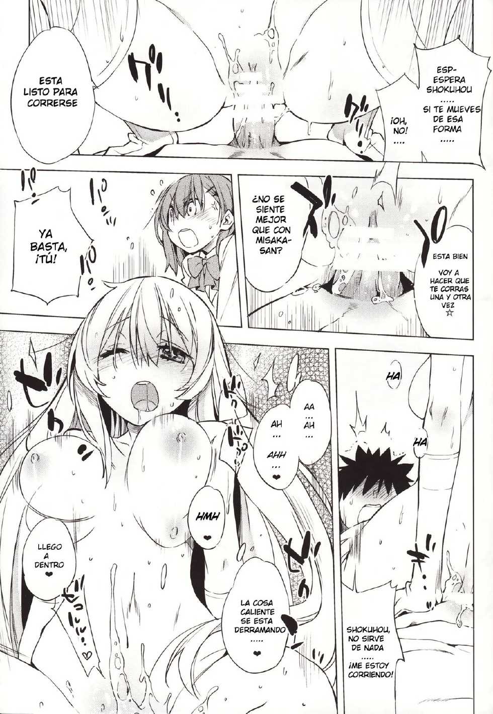 (C85) [Mono x Chro (Kokonoka)] Kamatte Hoshii no ☆ (Toaru Kagaku no Railgun) [Spanish] - Page 6