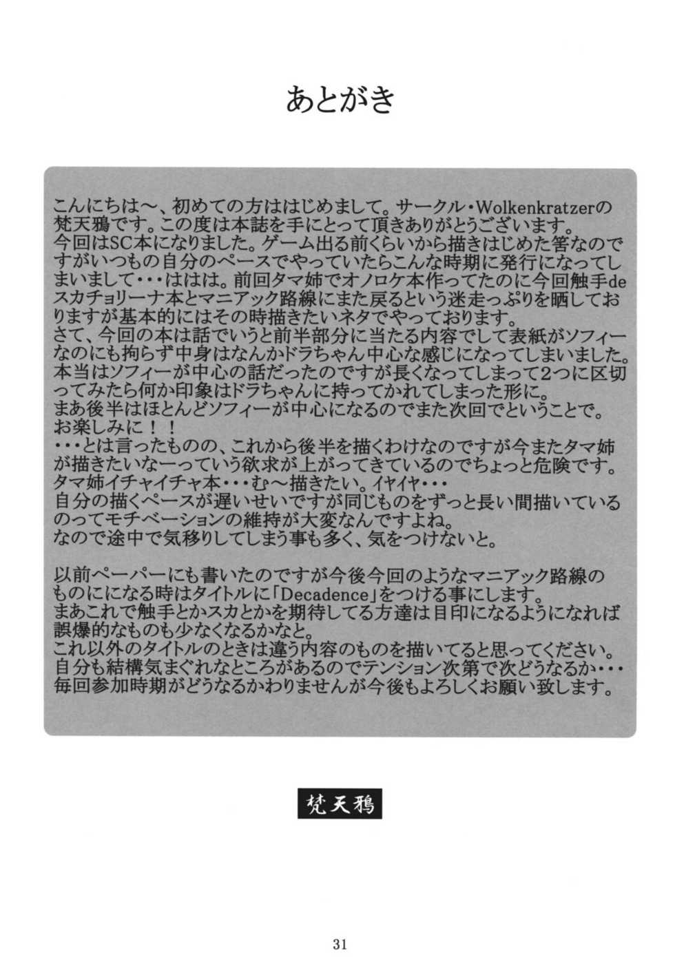 (C76) [Wolkenkratzer (Bontenkarasu)] Decadence Soul (SoulCalibur) [Korean] [DMC] - Page 30