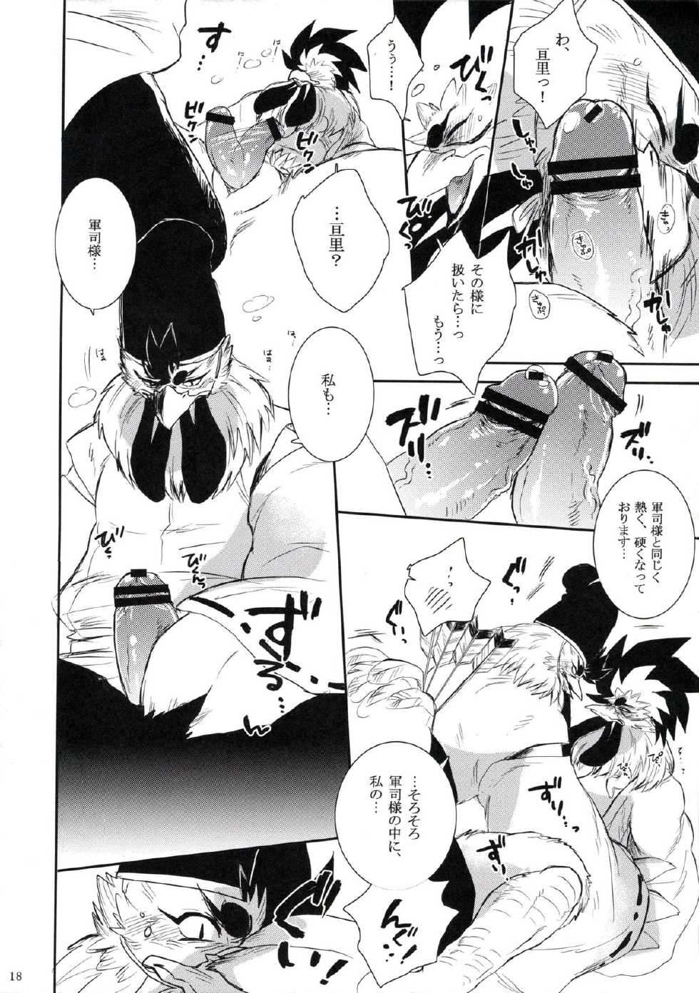 (C85) [Hallucigenia (Kamidou Haruki)] Gesshou (Gingitsune) - Page 17