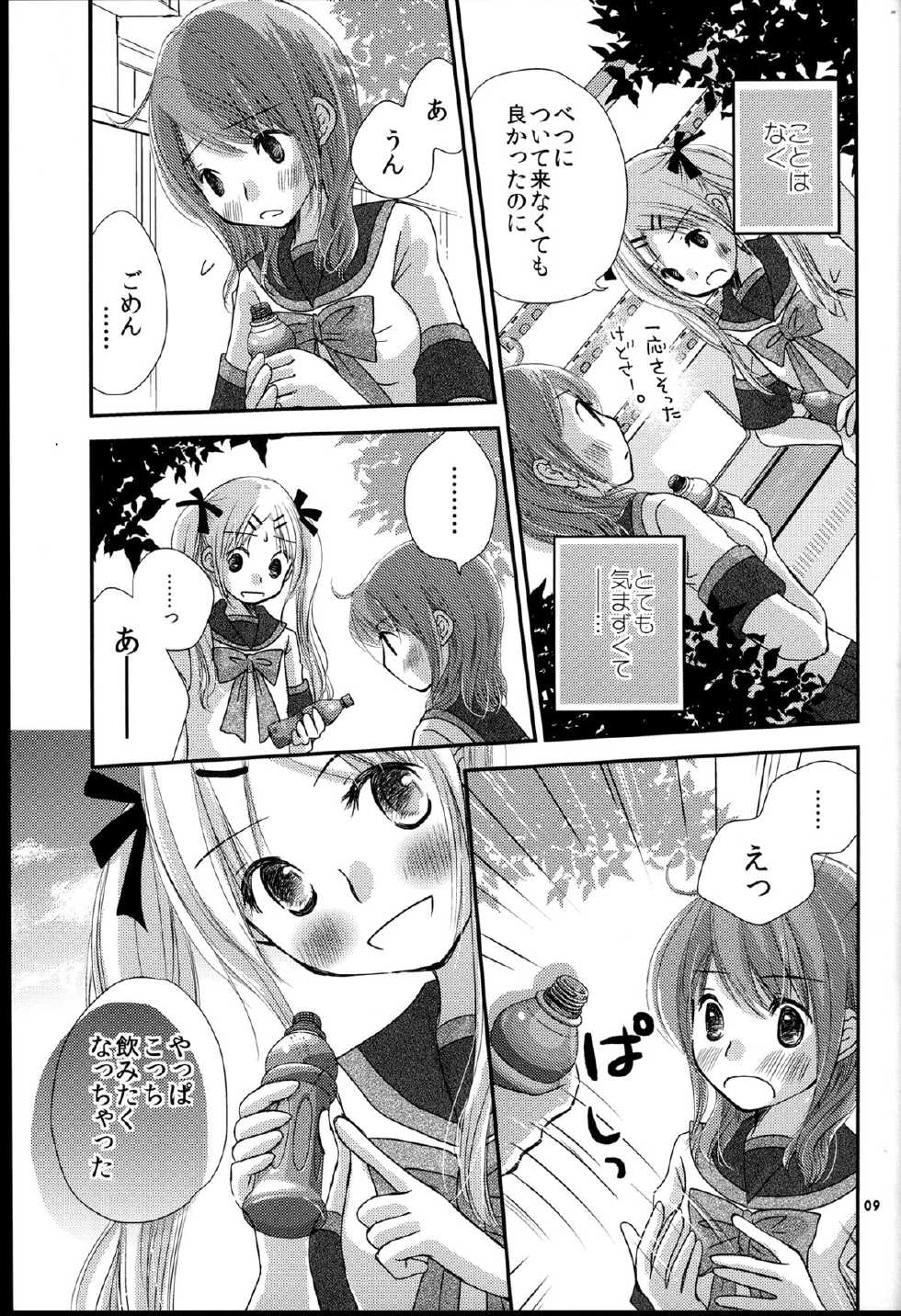 (C84) [Yuririn no Moto (Yuririn)] Modorenai Futari - Page 9