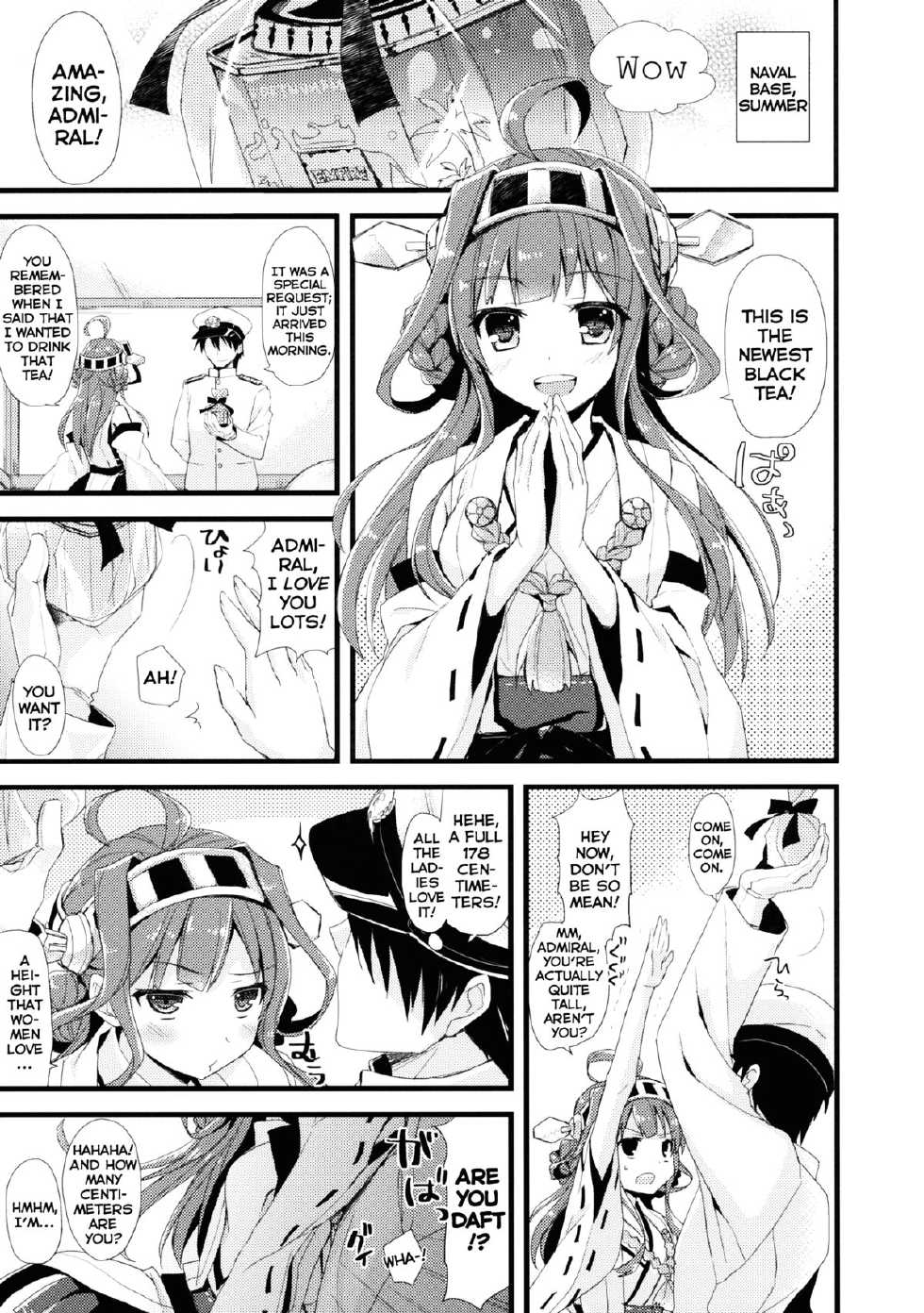 (SC61) [AYUEST (Ayuya)] ・-・・ --- ・・・- ・ Namima ni Kiyuru LoveSong | A Love Song that Disappears into the Waves (Kantai Collection -KanColle-) [English] [HimaHimaSeijin] - Page 5