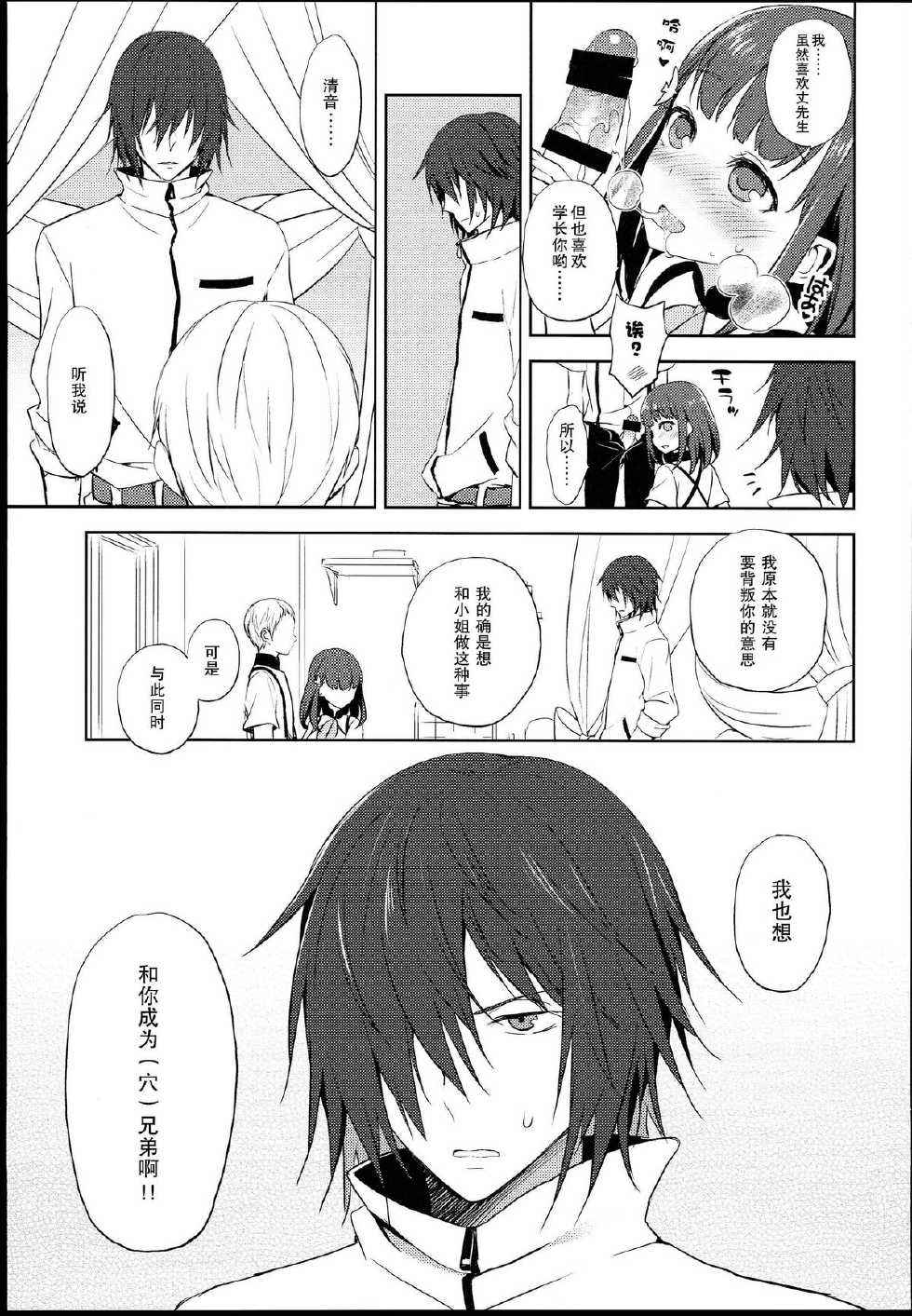 (C85) [Aa Aishiteru (Taishow Tanaka)] Hajimete Utsuutsu 2 (Gatchaman Crowds) [Chinese] [CE家族社] - Page 20