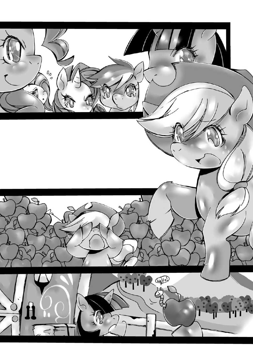 [Kigeki Gahou (Sugai))] Muchi Muchi Ringo no Oishii Recipe (My Little Pony: Friendship is Magic) [Digital] - Page 33