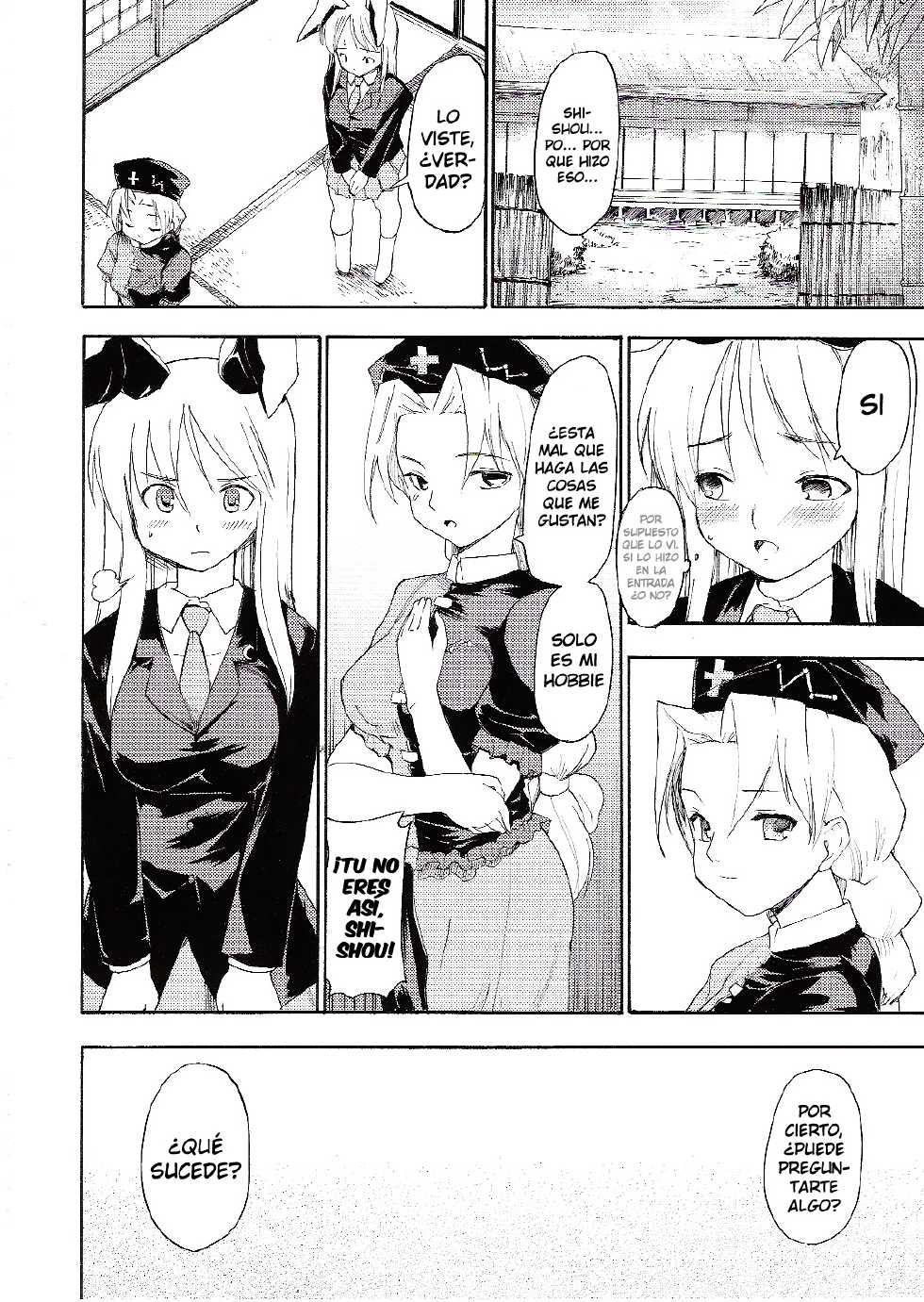 (C70) [Paranoia Cat (Fujiwara Shunichi)] Touhou Ukiyo Emaki Yagokoro Eirin (Touhou Project) [Spanish] [Ichi no Fansub] - Page 12