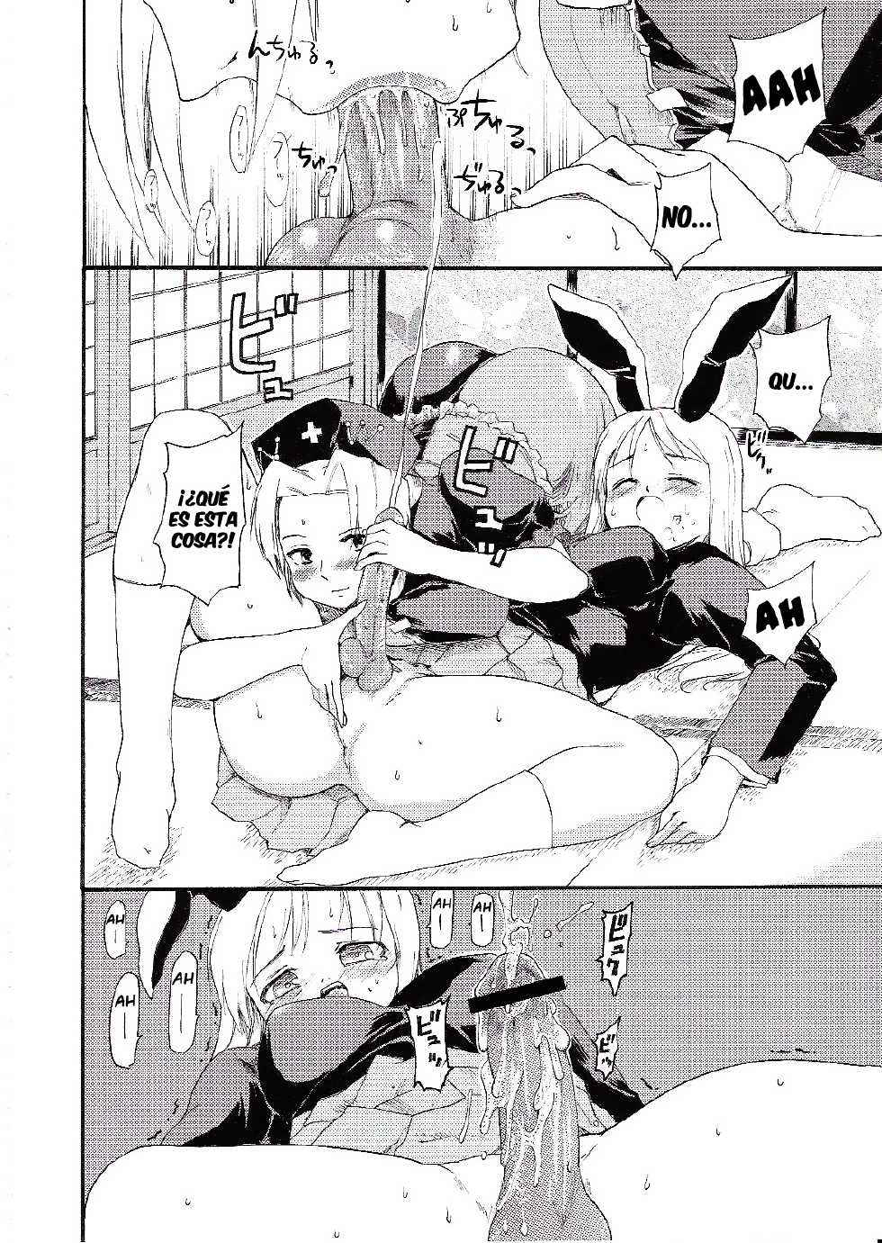 (C70) [Paranoia Cat (Fujiwara Shunichi)] Touhou Ukiyo Emaki Yagokoro Eirin (Touhou Project) [Spanish] [Ichi no Fansub] - Page 16