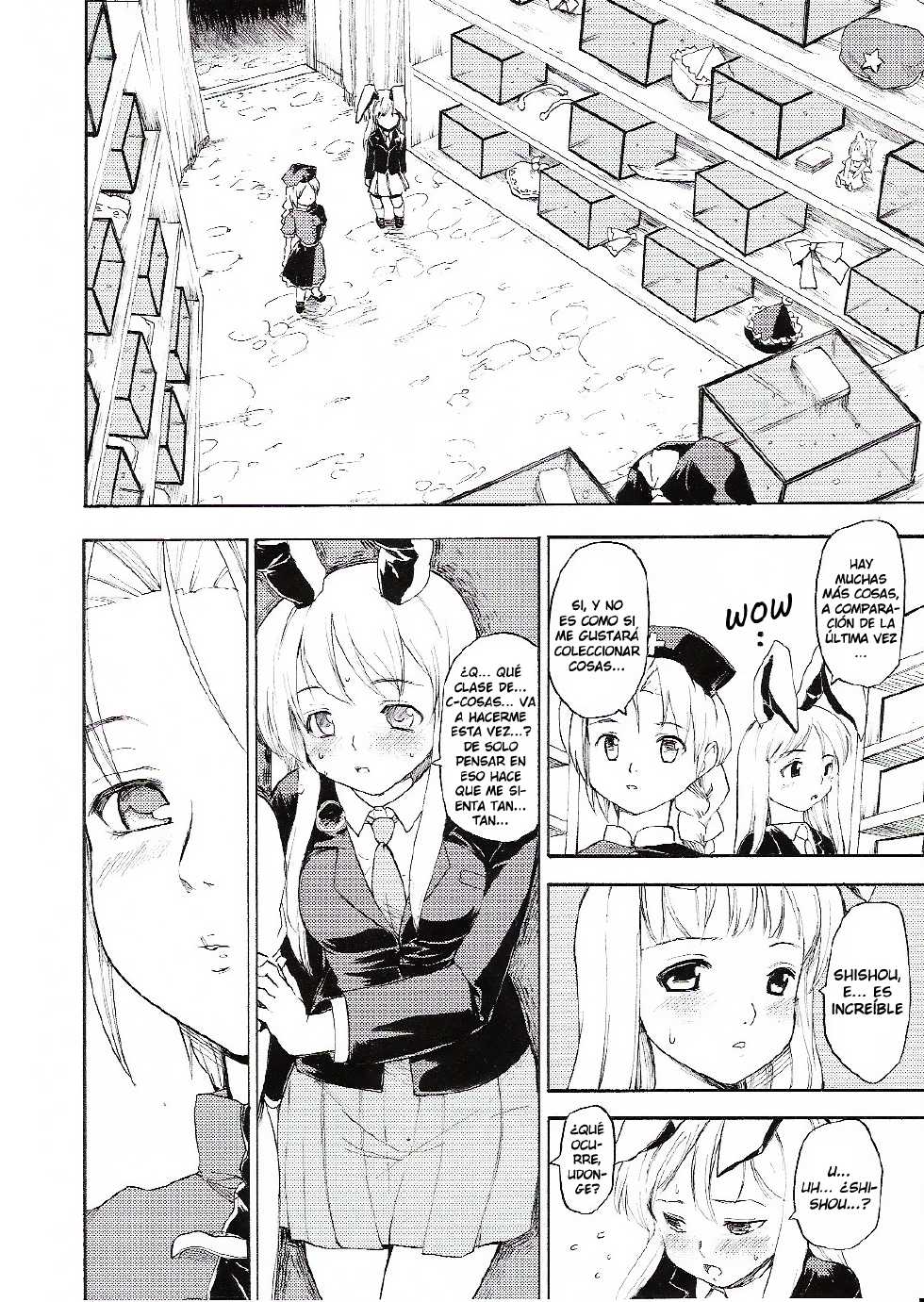 (C70) [Paranoia Cat (Fujiwara Shunichi)] Touhou Ukiyo Emaki Yagokoro Eirin (Touhou Project) [Spanish] [Ichi no Fansub] - Page 22