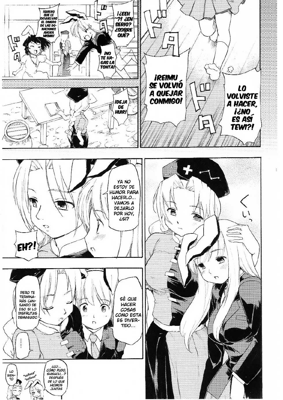 (C70) [Paranoia Cat (Fujiwara Shunichi)] Touhou Ukiyo Emaki Yagokoro Eirin (Touhou Project) [Spanish] [Ichi no Fansub] - Page 25
