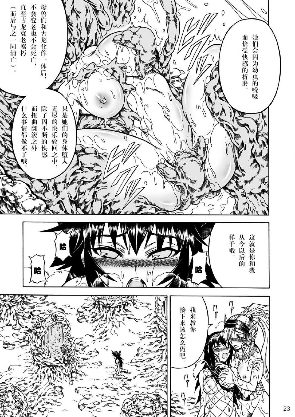 (C80) [Yokohama Junky (Makari Tohru)] Solo Hunter no Seitai 2 The third part (Monster Hunter) [Chinese] - Page 23