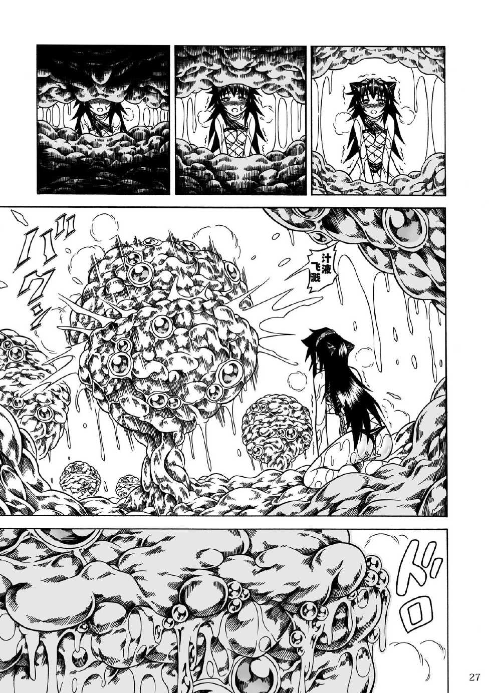 (C80) [Yokohama Junky (Makari Tohru)] Solo Hunter no Seitai 2 The third part (Monster Hunter) [Chinese] - Page 27