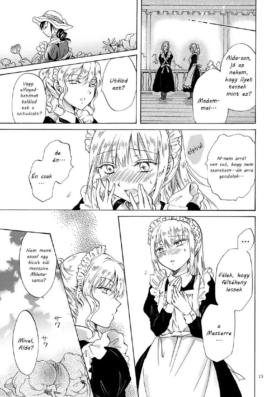 (GirlsLoveFestival10) [peachpulsar (Mira)] Okusama to Maid-san [Hungarian] (Press1Gogo) - Page 12