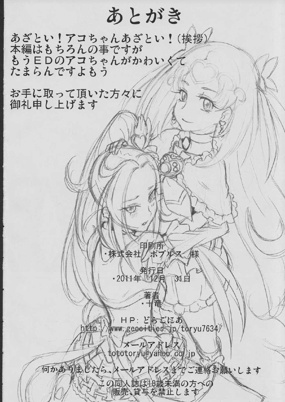 (C81) [Dragonia (Toryuu)] Hime-sama no Dorei (Suite Precure) - Page 25