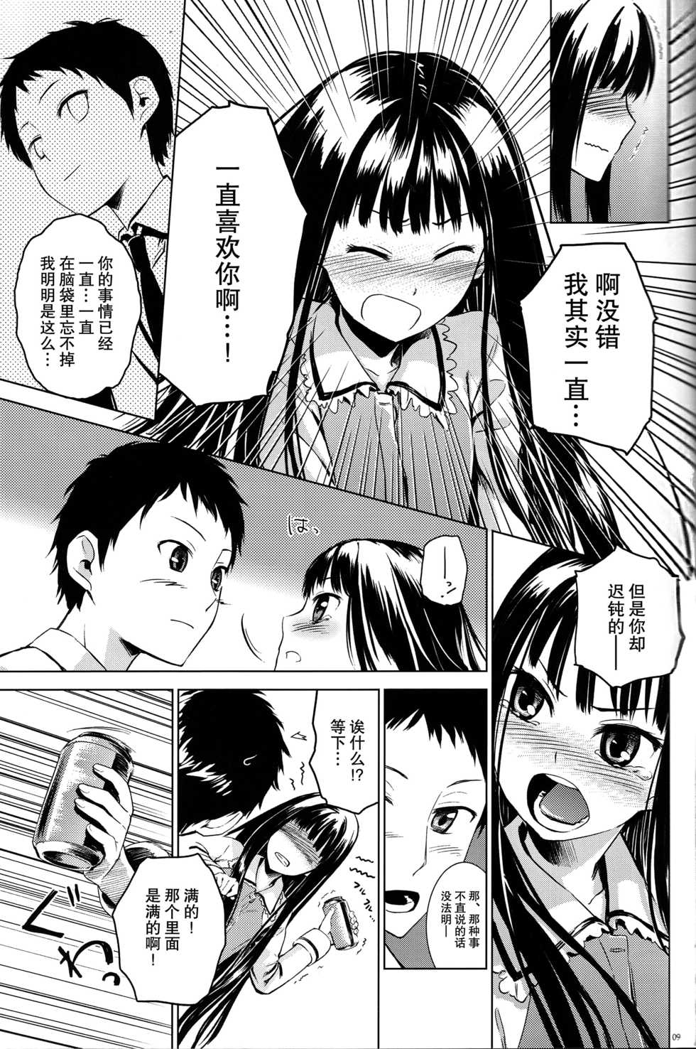 (C80) [crossray (Misato Nana)] Good Night, Sweethearts (Kami-sama no Memochou) [Chinese] [Kuro个人汉化] - Page 8