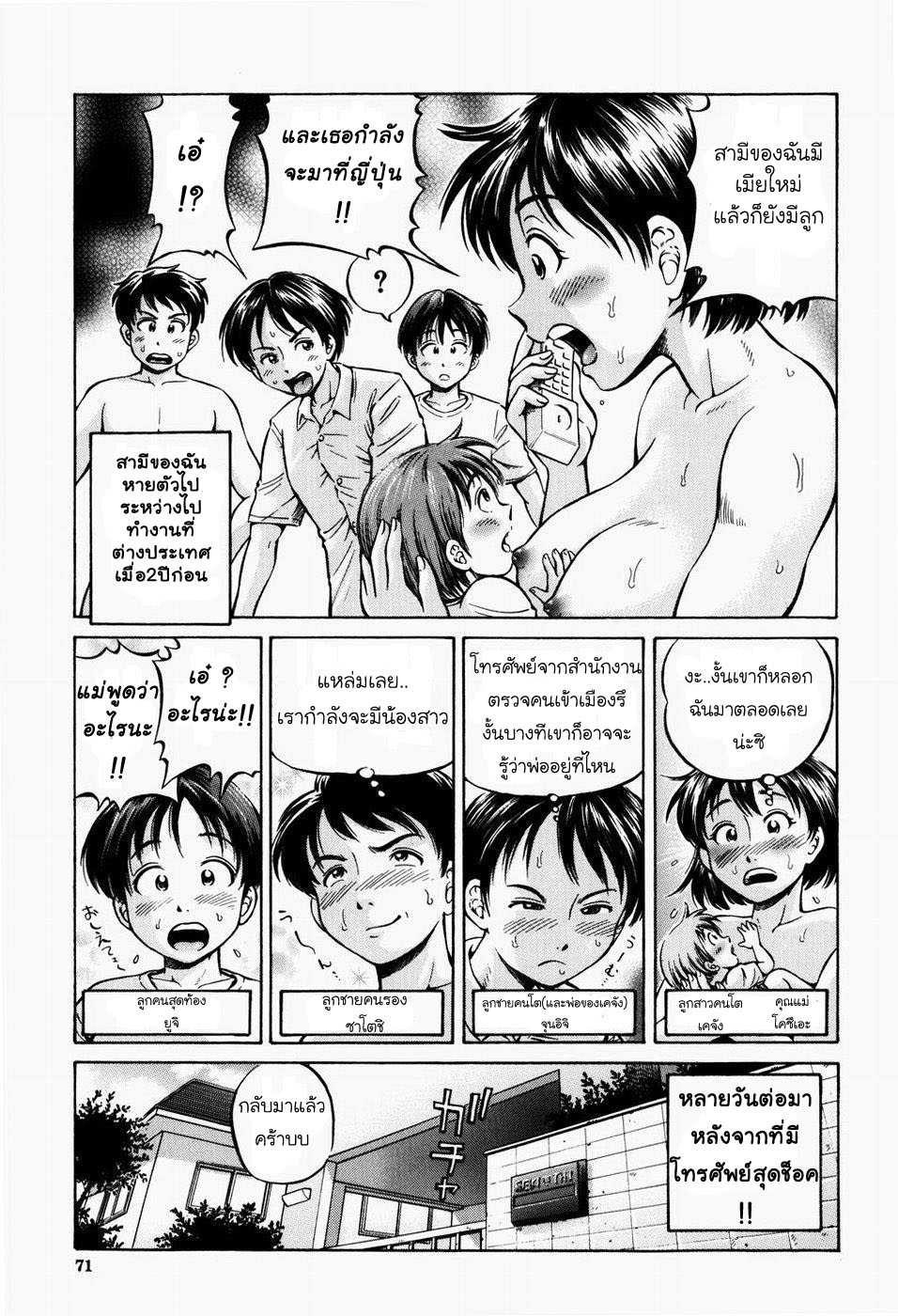 [Komine Tsubasa] Family Adultery ชู้รักครอบครัว 1-4 [Thai ภาษาไทย] {satan888} - Page 21