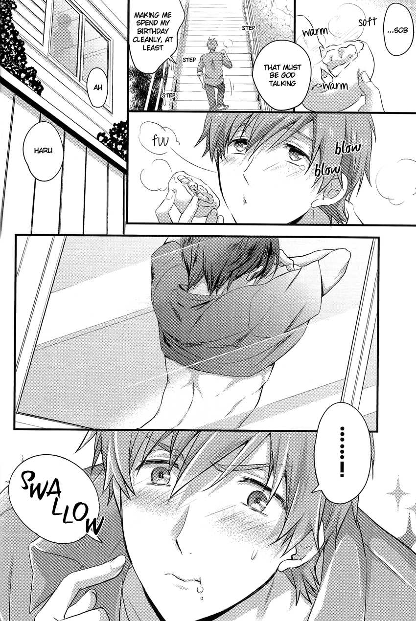 (Renai Jiyuugata! Osaka Taikai 2) [Kyuukyuubako (Band Aid)] Ichinen de Ichiban Taisetsuna hi (Free!) [English] {MYTH720} - Page 8