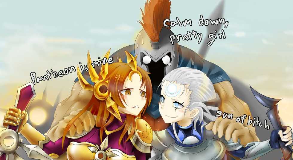 [Sollyz] Leona x Pantheon x Diana (League of Legends) - Page 1