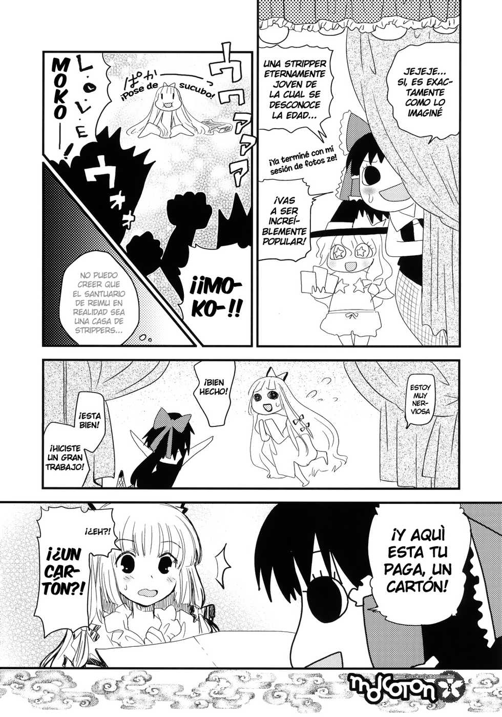 (C71) [RiceCandy (Hatomugi Munmun, Sakakibara Kaorunaoko)] Mokoton (Touhou Project) [Spanish] [Ichi no Fansub] - Page 8