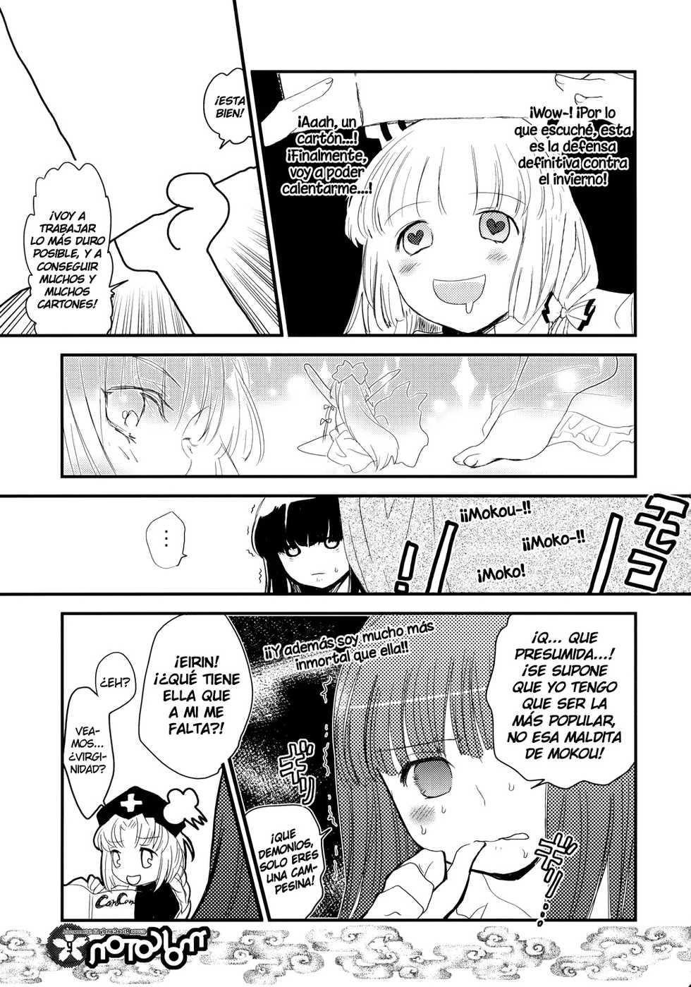 (C71) [RiceCandy (Hatomugi Munmun, Sakakibara Kaorunaoko)] Mokoton (Touhou Project) [Spanish] [Ichi no Fansub] - Page 9
