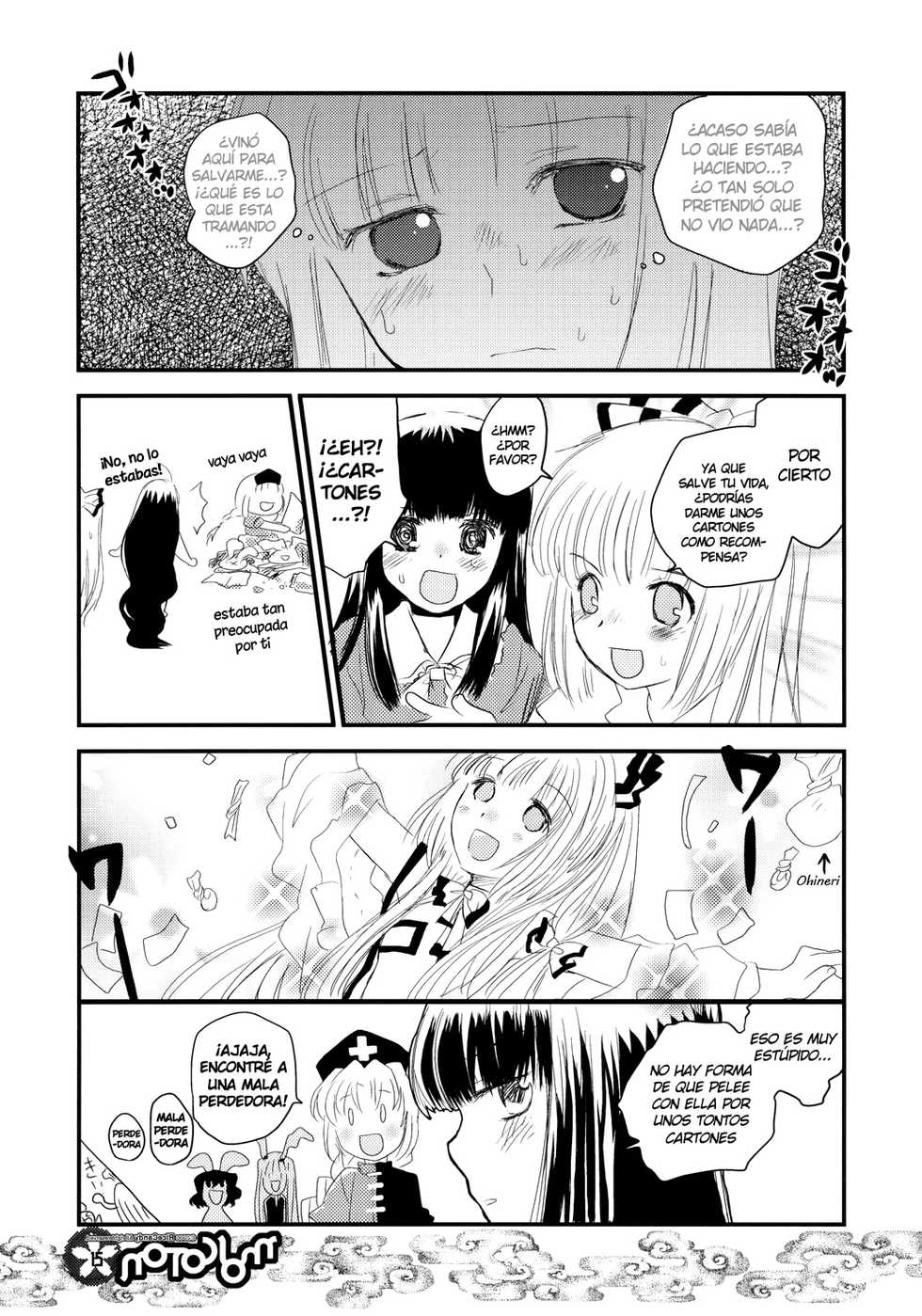 (C71) [RiceCandy (Hatomugi Munmun, Sakakibara Kaorunaoko)] Mokoton (Touhou Project) [Spanish] [Ichi no Fansub] - Page 15