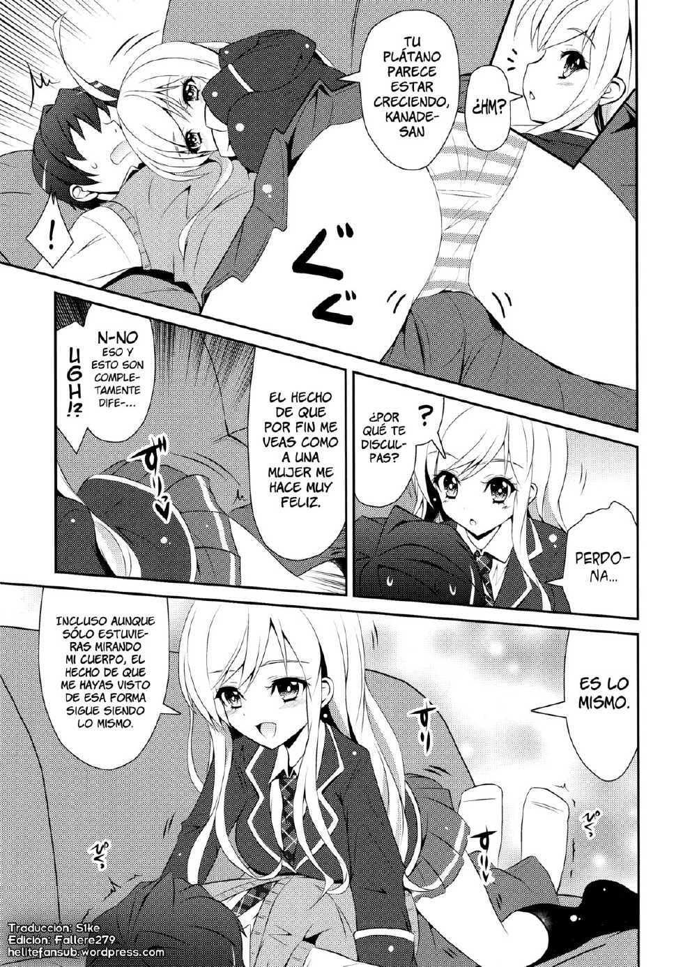 (C85) [MIX-EDGE (Arui Ryou)] Chocolat to Full Course (Ore no Nounai Sentakushi ga, Gakuen Love Comedy wo Zenryoku de Jama Shiteiru) [Español/Spanish][H-Elite] - Page 5