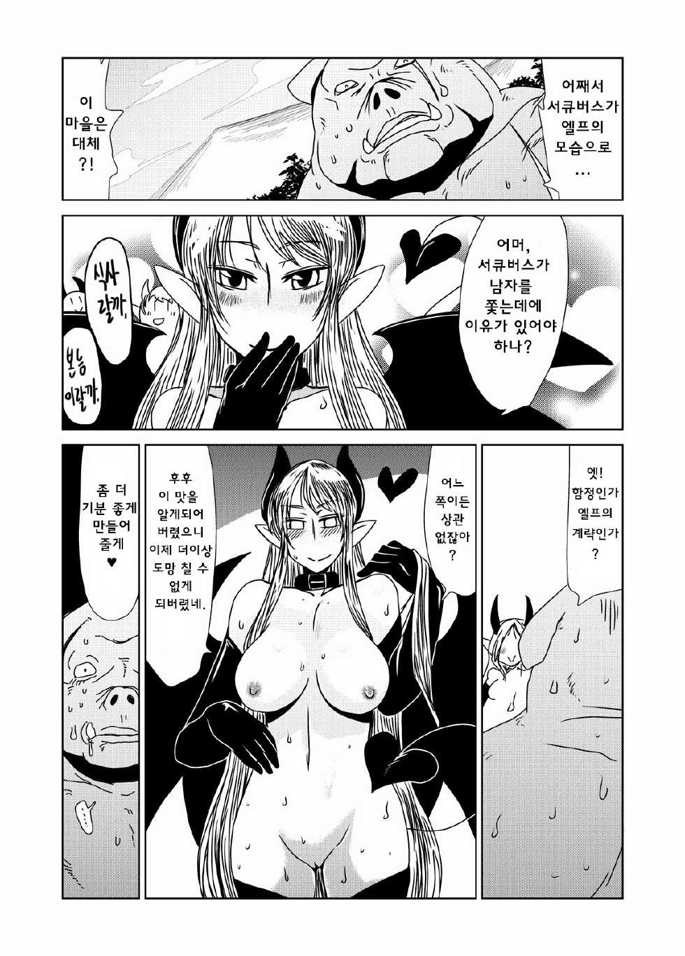 [Hroz] Orc Dakara Elf Osottara Zenin Succubus Datta wa. | 오크니까 엘프를 습격했는데 전부 서큐버스였다 [Korean] [급한불] - Page 17