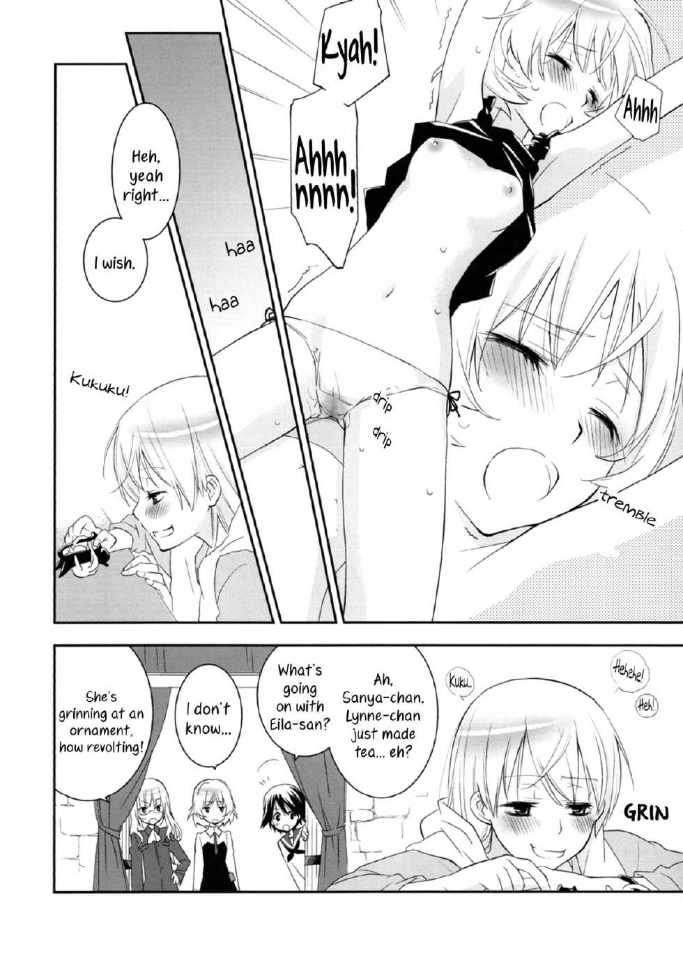 (Puniket 22) [Hitomaron (Setouchi Sumako)] Pantsu to Zubon no Kyoukaisen 2 | The Boundary Line Between Panties and Pants 2 (Strike Witches) [English] [Yuri-ism] - Page 13