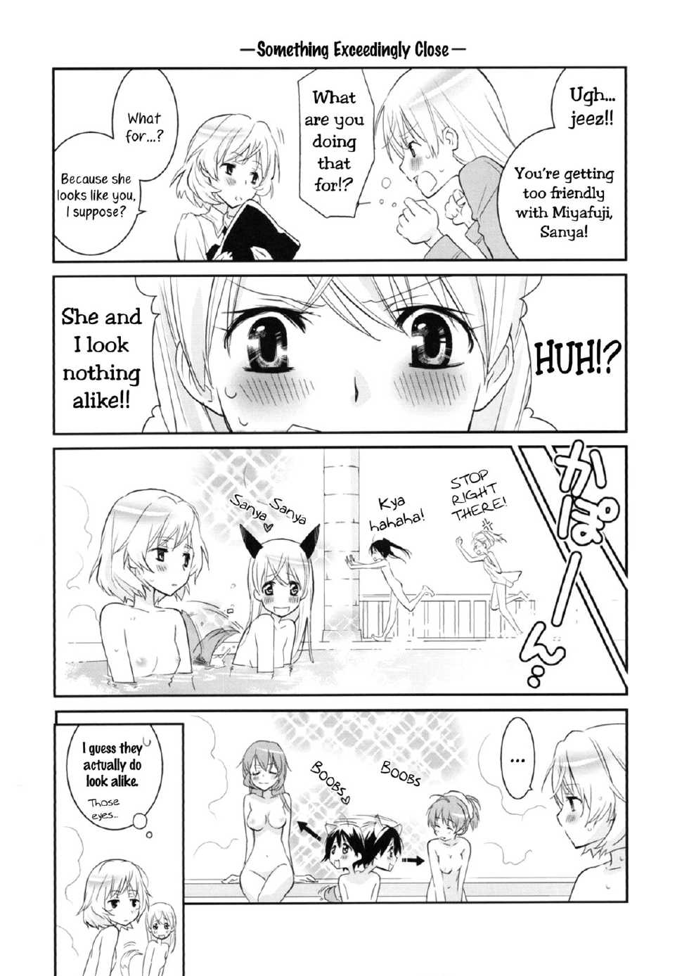 (Puniket 22) [Hitomaron (Setouchi Sumako)] Pantsu to Zubon no Kyoukaisen 2 | The Boundary Line Between Panties and Pants 2 (Strike Witches) [English] [Yuri-ism] - Page 15