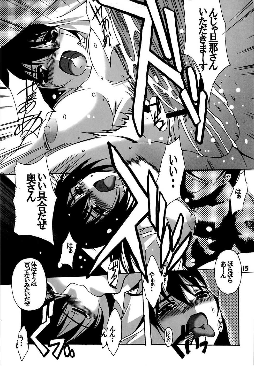 (C85) [Jiyuugaoka Shoutengai (Hikari Naori)] Rinkan Biyori (Non Non Biyori) - Page 14