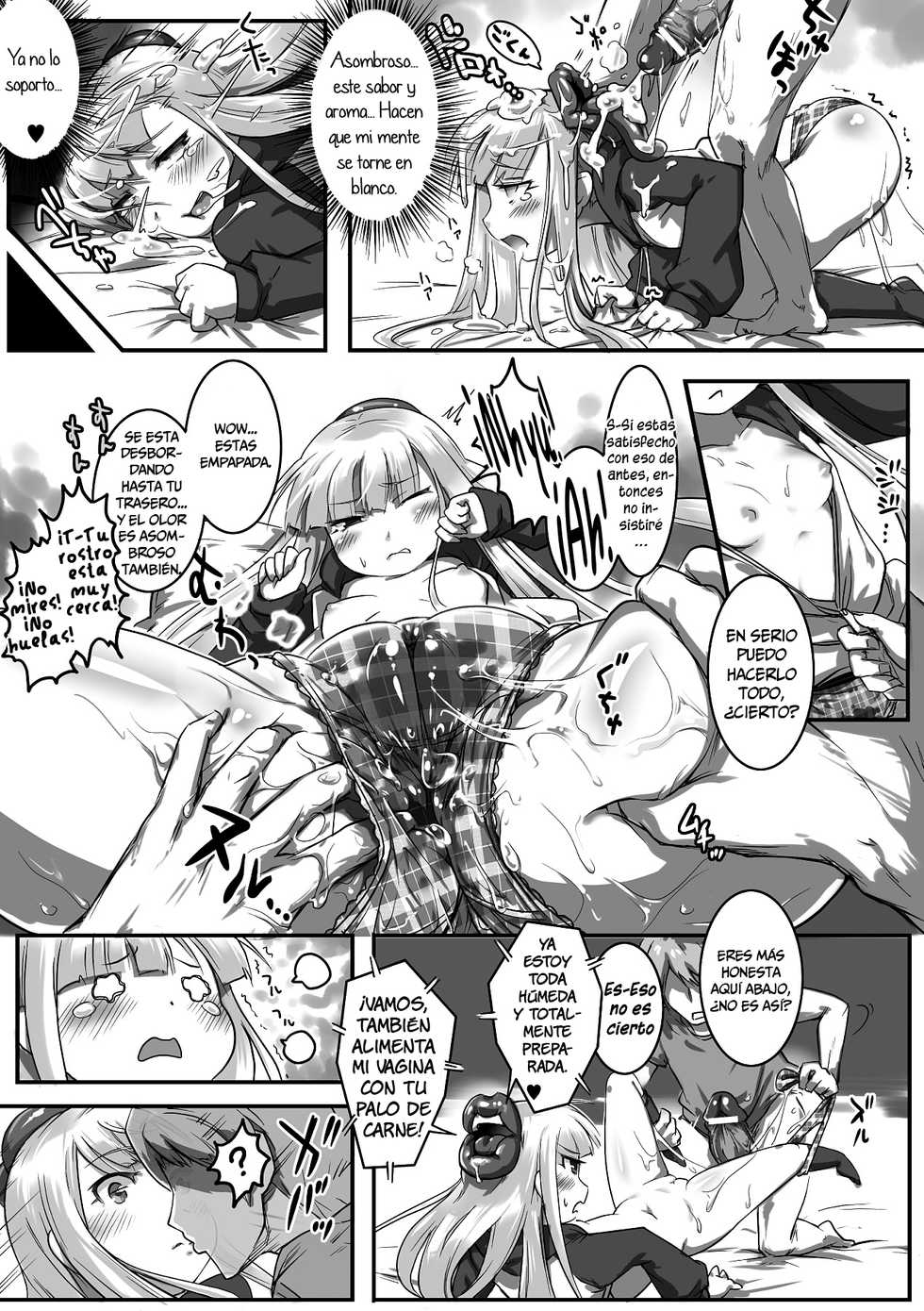 [Tetsuwan Woopie] Futakuchi-Onna to Kyokon Otoko [Spanish] =P666HF= - Page 7