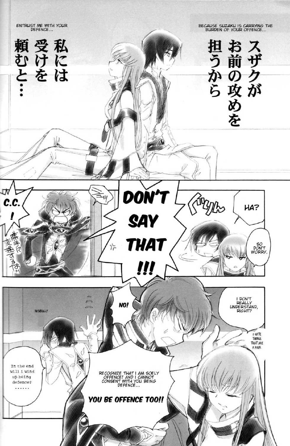 (C76) [Yamaguchirou (Yamaguchi Shinji)] PLAY DEAD (CODE GEASS: Lelouch of the Rebellion) [English] [Kenren] - Page 33