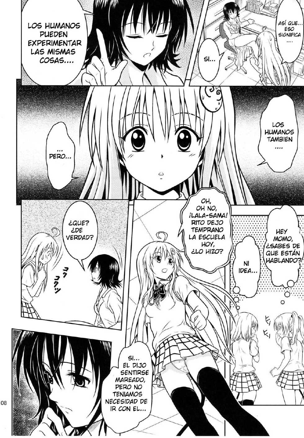 [Gangontou (Fukori)] Anoko-tachi ga Taihen na Koto ni Nattemasu 3 (To LOVE-Ru) [Spanish] - Page 8