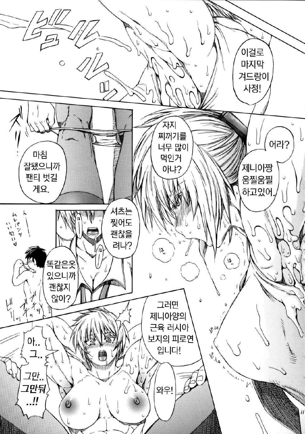 (COMIC1☆3) [SHD (Buchou Chinke, Hiromi)] Seijo Ninpouchou (Arcana Heart) [Korean] - Page 10