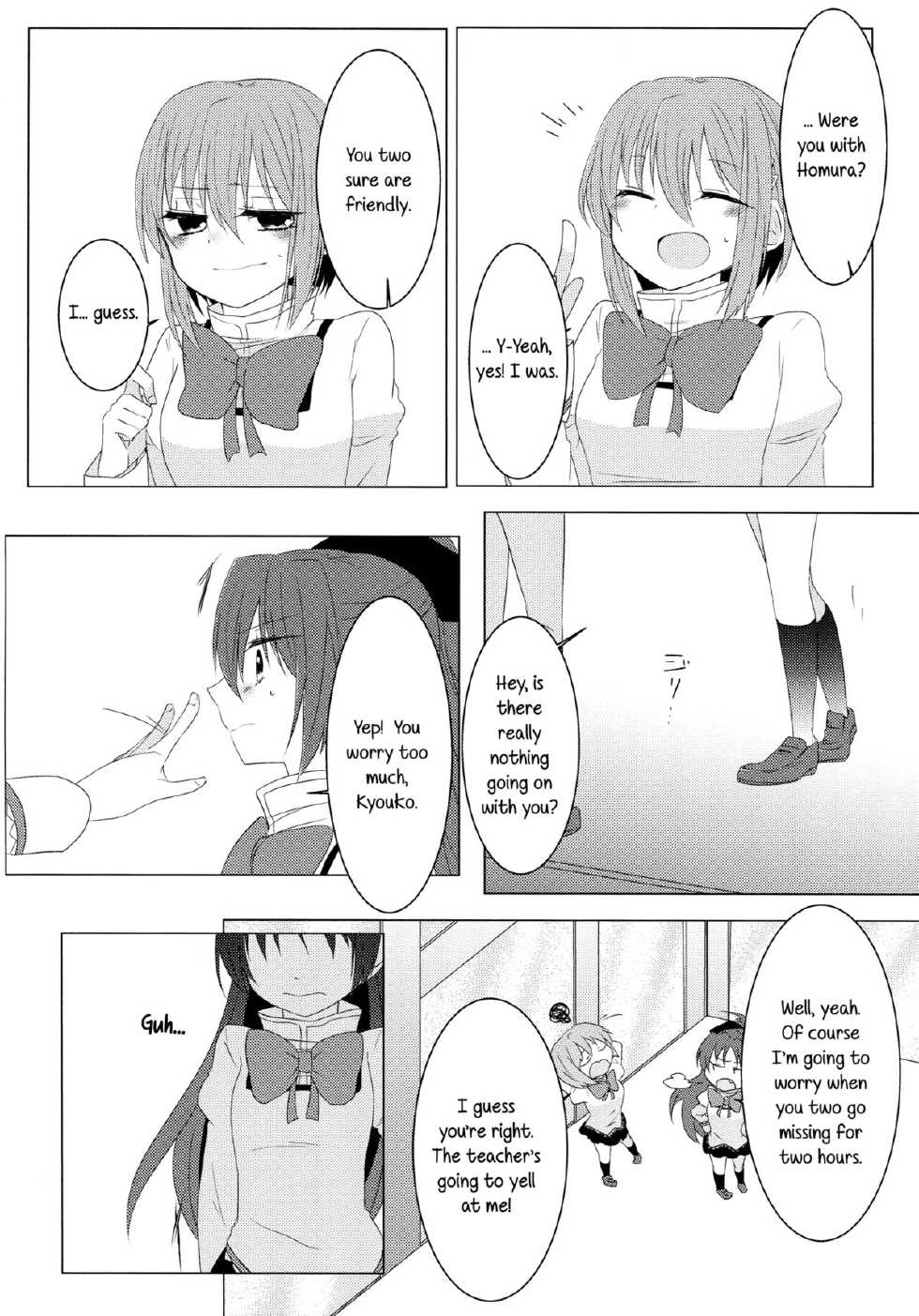 (C85) [BLEU (Mizuki)] Koi, Koi. | Yearning, Love (Puella Magi Madoka Magica) [English] [Yuri-ism] - Page 21