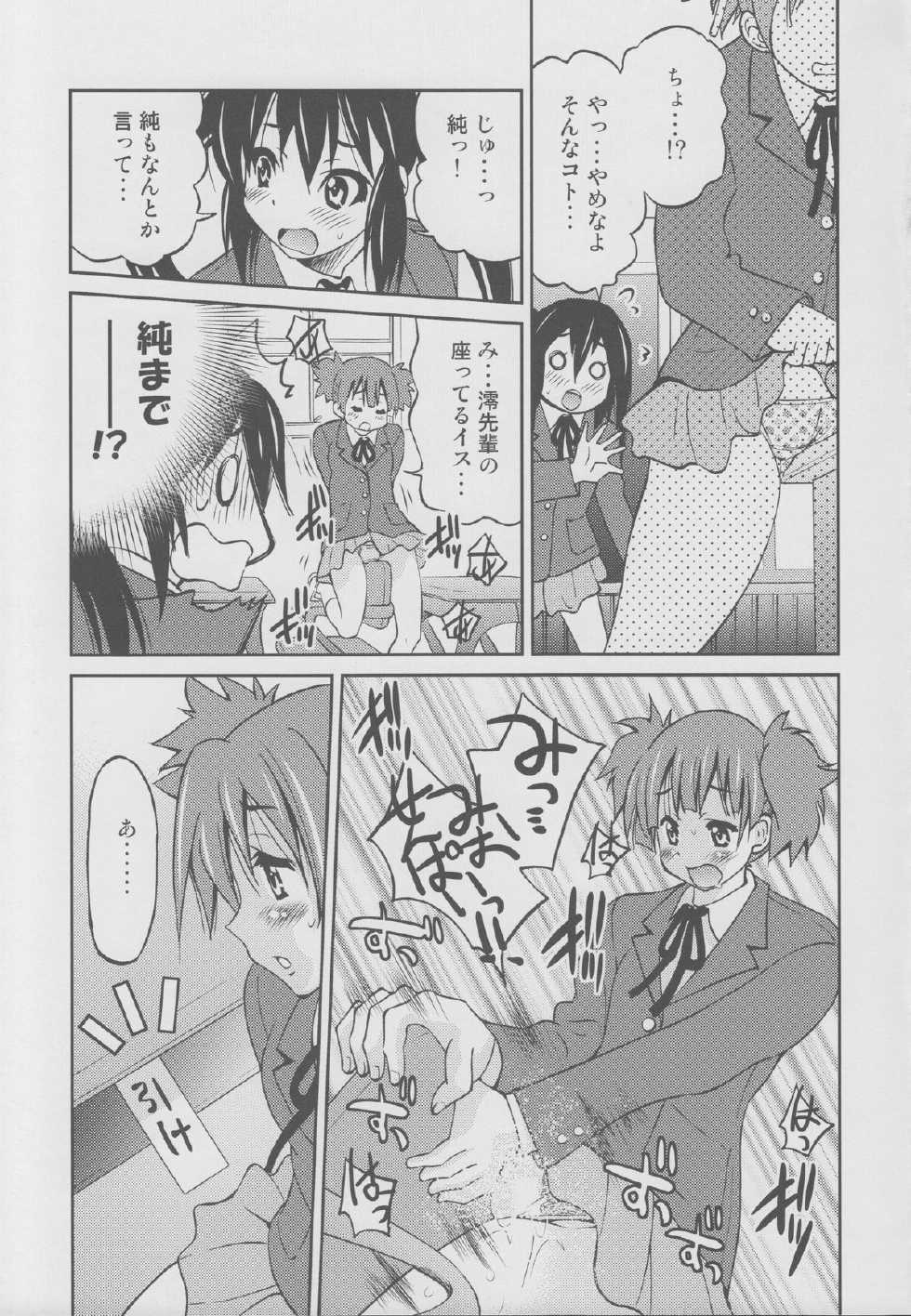 (C78) [Ponyfarm (Inoue Yoshihisa)] PONY-ON!!! Hora Onee-chan Tonnyan da yo ♪ (K-ON!) - Page 4
