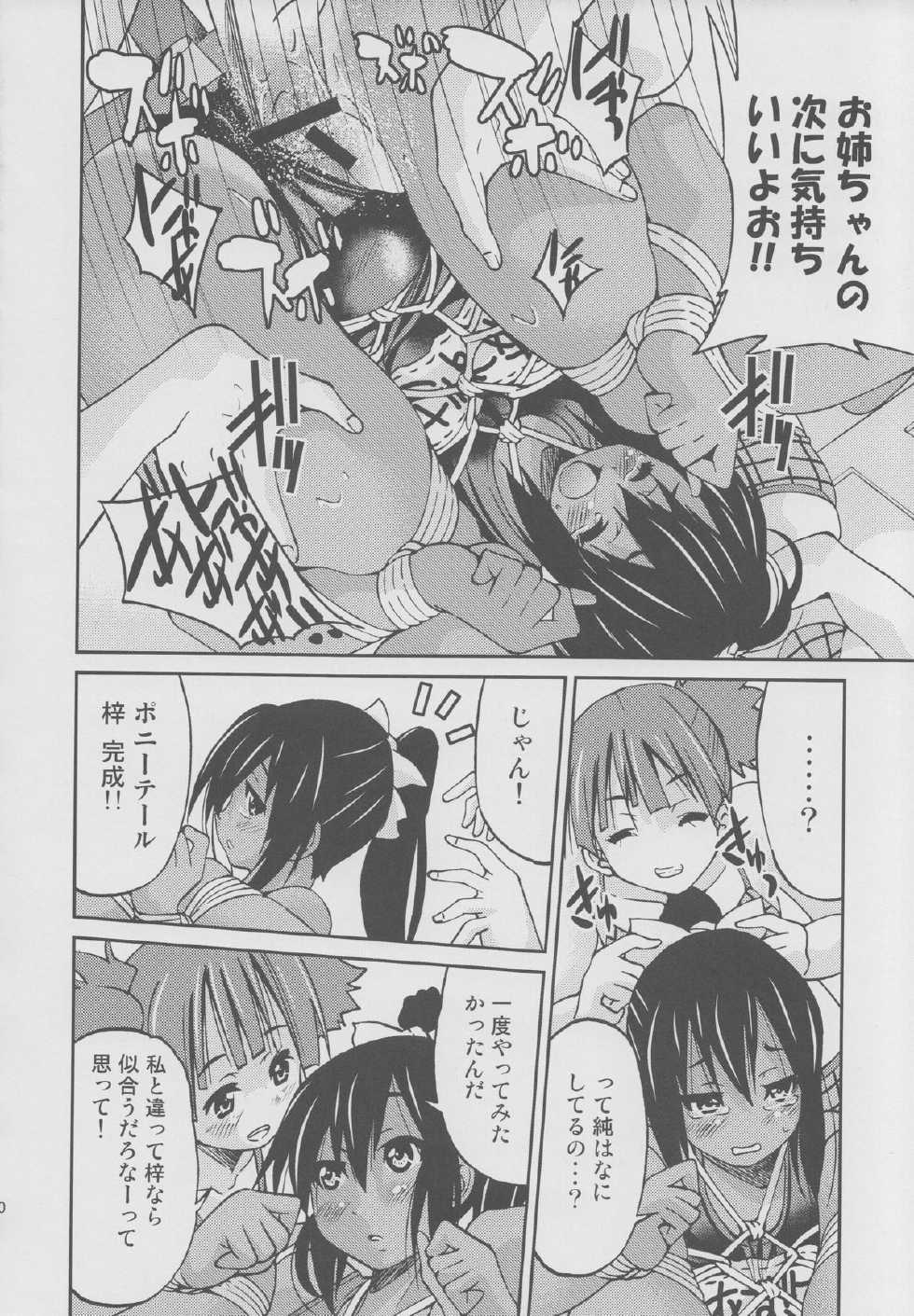 (C78) [Ponyfarm (Inoue Yoshihisa)] PONY-ON!!! Hora Onee-chan Tonnyan da yo ♪ (K-ON!) - Page 9