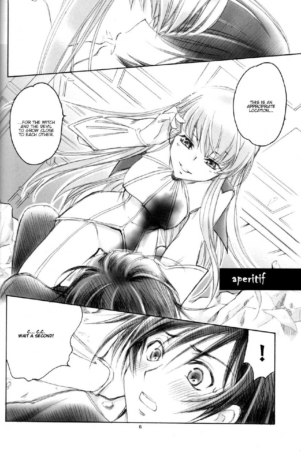 (SUPER18) [Yamaguchirou (Yamaguchi Shinji)] LC (CODE GEASS: Lelouch of the Rebellion) [English] [Kenren] - Page 5