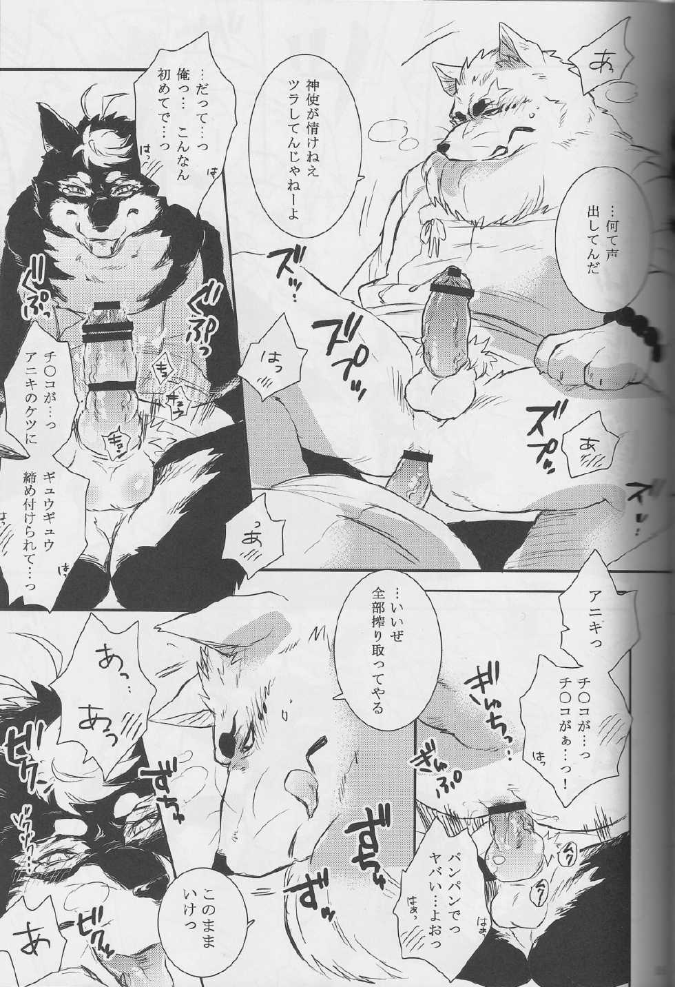 (C84) [Hallucigenia (Kamidou Haruki)] Ginsetsu (Gingitsune) - Page 14