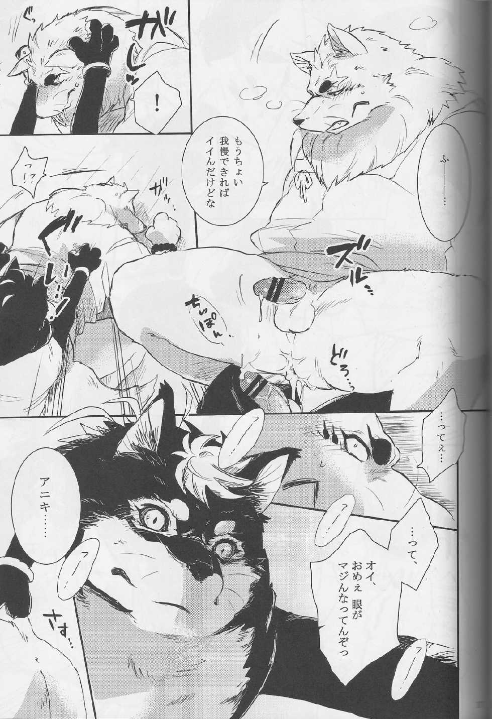 (C84) [Hallucigenia (Kamidou Haruki)] Ginsetsu (Gingitsune) - Page 16