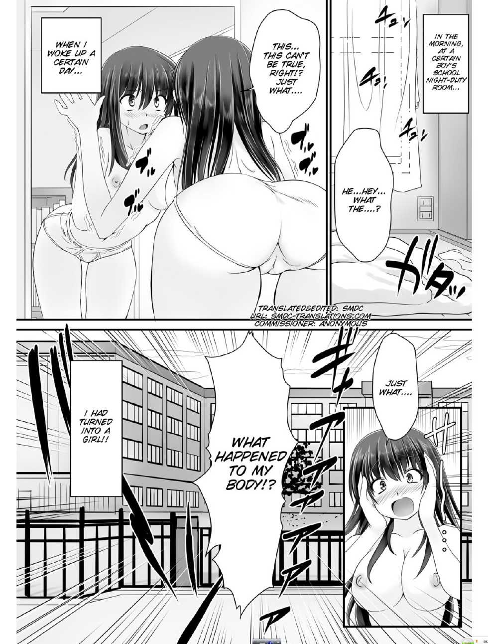 [Takase Muh] Tennyuu Sensei ~Danshikou no Kiraware Kyoushi ga Nyotaika Shitara~ 1 [English] [SMDC] - Page 3