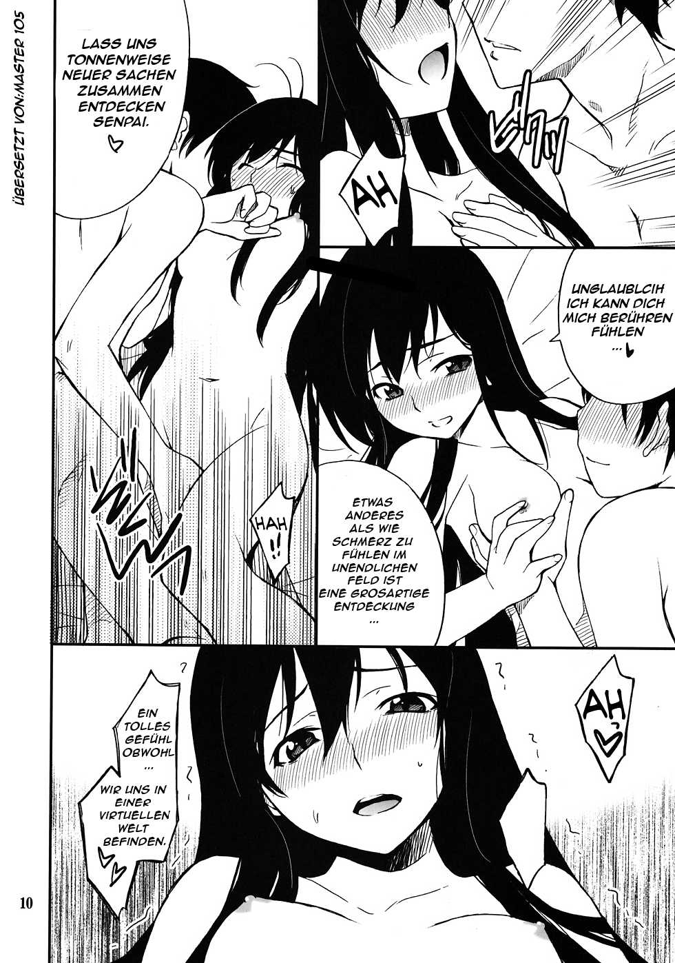 (C82) [P-FOREST (Hozumi Takashi)] Another World ~Sukitokimetokiss~ (Accel World) [German] [Master105] - Page 9