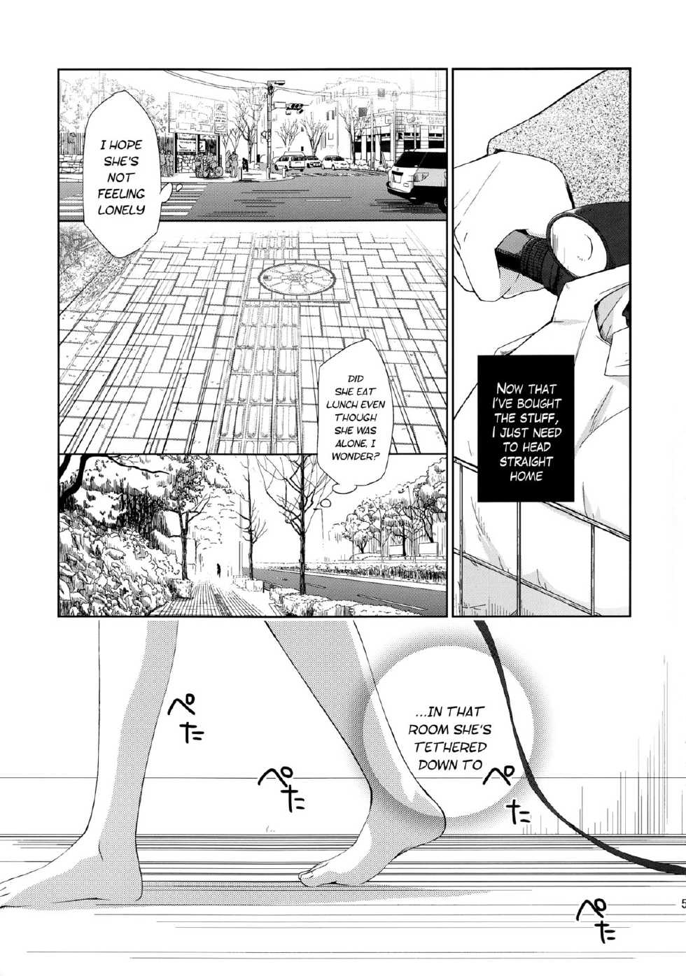 (SC58) [Hitsuji 1ban Shibori (Hitsuji Hako)] Kanojo no Pet Jinsei [English] [Facedesk] - Page 4