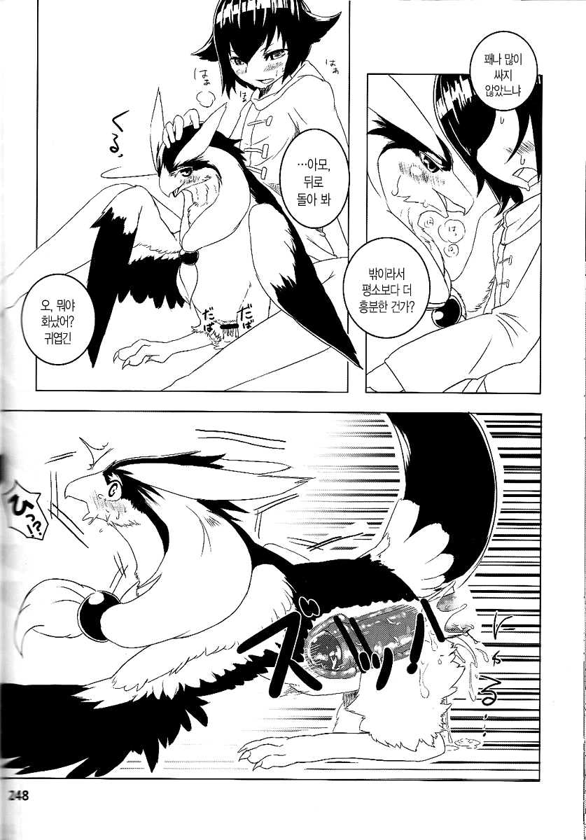 (C81) [Mayoineko (Yoo Oona)] Tori no Akuma to Shoukansi | 새 악마와 소환사 (Kemokko Lovers 2) [Korean] [N&GT] - Page 6