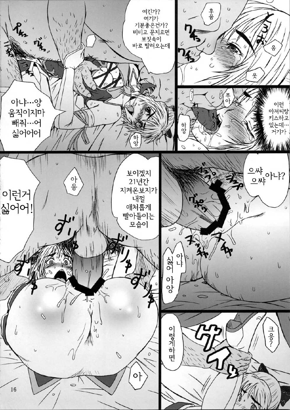 (C73) [DASHIGARA 100% (Minpei Ichigo)] Casamani 0 (SoulCalibur) [Korean] - Page 15