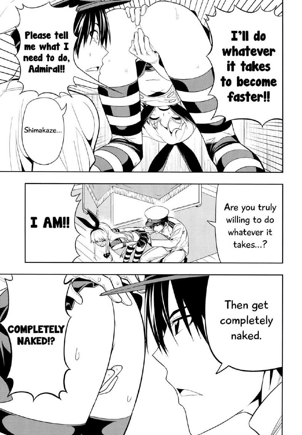 (C85) [Jishou Seijunha (Hiroyuki)] Motto Hayaku Naritai Shimakaze o Damashite Sekuhara suru | Tricking and Sexually Harassing Shimakaze, Who Wants to Become Faster  (Kantai Collection -KanColle-) [English] [Flatopia] - Page 10