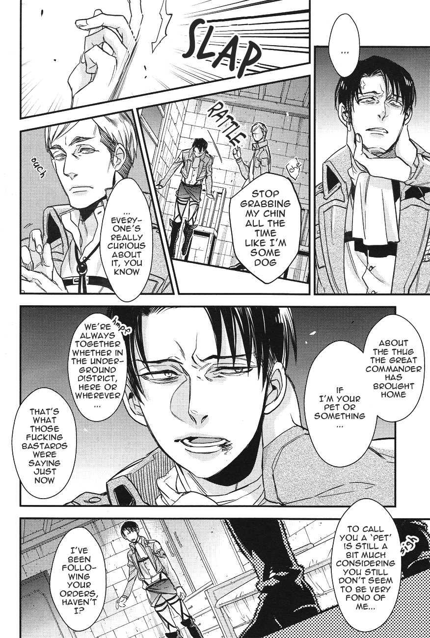 (C84) [MICROMACRO, gunblue (Yamada Sakurako, Kazu)] sit difficile; experiar tamen. (Shingeki no Kyojin) [English] - Page 9